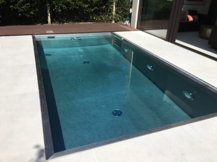 Edelstahlpool Skimmer (Beckentiefe 130cm)