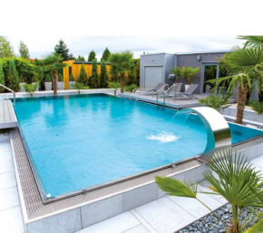 Edelstahlpool Infinity (Beckentiefe 130cm)